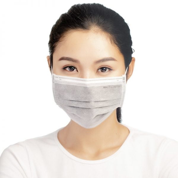4 layer medical face mask (Gray) dfg44