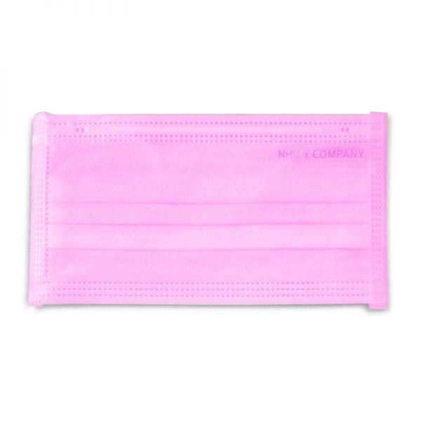 粉色抗菌滤纸的4层医用口罩yjssae4