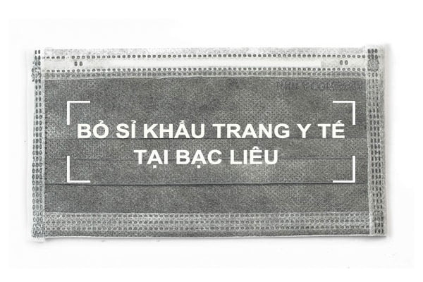 bỏ sỉ khẩu trang y tế bạc liêu