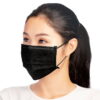 4 layer medical face mask black 01