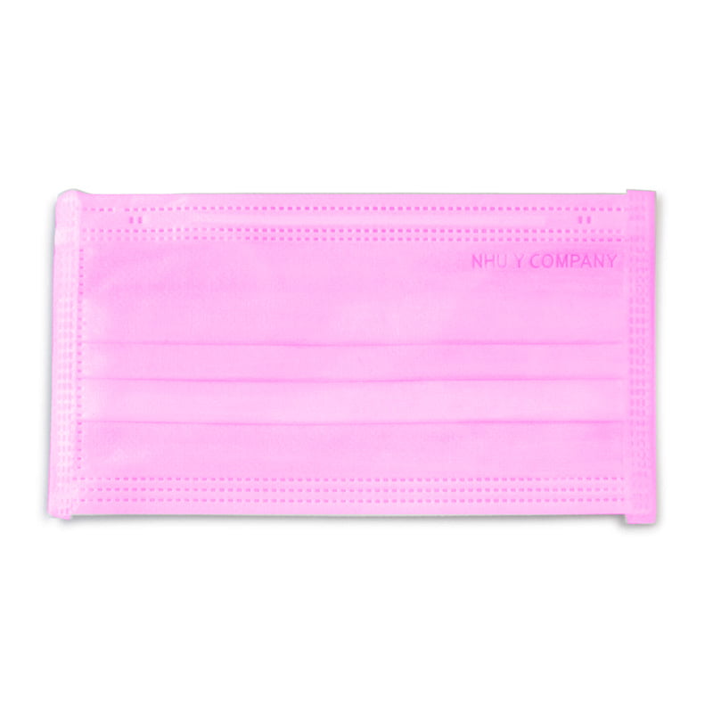 粉红色4层抗菌医用口罩02