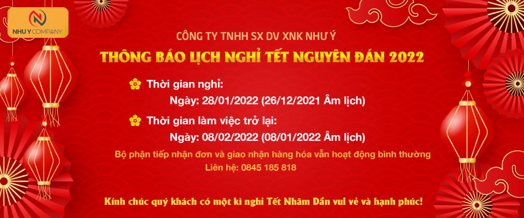 banner lịch nghỉ tết 2022