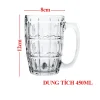 Ly nhựa trong suốt có quai (450ml) - Ảnh 2