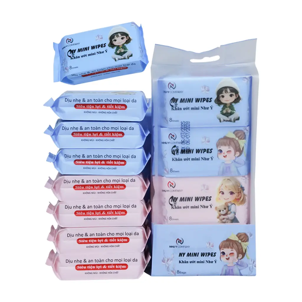 khăn ướt mini như ý