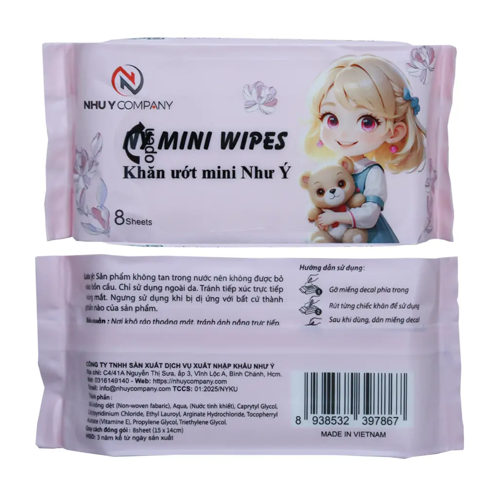 Khăn ướt NY Mini Wipes - Ảnh 8