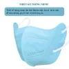 Khẩu Trang Đi Nắng NY UV+Mask (màu xanh) - Ảnh 4